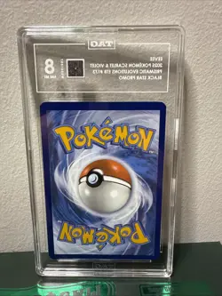 Eevee 173 Pokemon Scarlet & Violet Promo Cards Holo TAG graded Near Mint 8 - Image 2