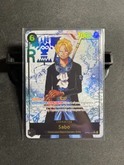 Sabo Alt Art ENGLISH SEC OP13-120 One Piece Carrying On His Will Card - Image 2