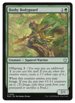 MTG Bushy Bodyguard | #166 Bloomburrow | English - Image 1