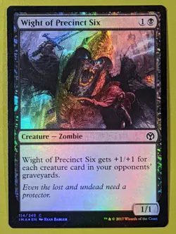 FOIL Wight of Precinct Six x1 Iconic Masters 1x Magic the Gathering MTG - Image 1