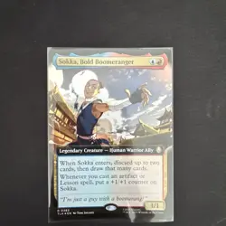 1 x Sokka, Bold Boomeranger - Foil - Avatar: The Last Airbender - Mint - MTG - Image 1