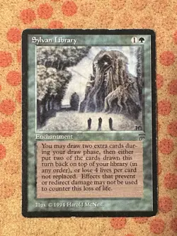 MtG: Legends Sylvan Library - MP - Image 1