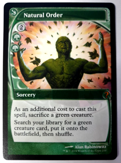 MTG Mystery Booster 2 - Natural Order - Future Sight Frame - Mythic - 210 NM - Image 1