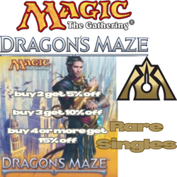 MTG: Dragons Maze: Magic The Gathering Rare Single Cards EX/NM Rare - Image 1