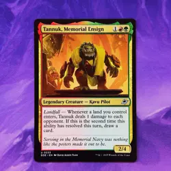 Tannuk, Memorial Ensign EOE 0233 Commander MTG Edge Of Eternities Kavu Pilot - Image 1