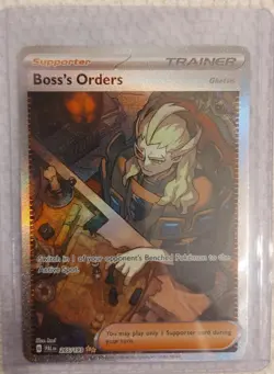 Boss's Orders 265/193 Special Illustration Rare Paldea Evolved Pokemon NM 265/19 - Image 3
