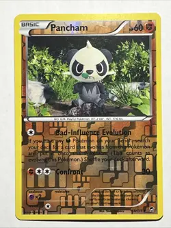 Pancham 59/111 Rev Reverse Holo XY Furious Fists Pokemon - Image 1
