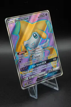 Jirachi GX 79a/236 Unified Minds Alternate Art Full Art Promo Holo Pokemon LP + - Image 4