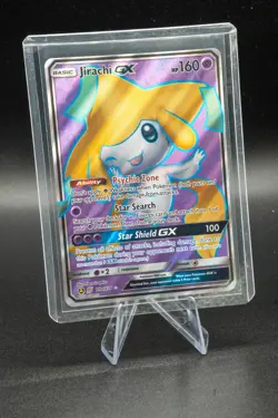 Jirachi GX 79a/236 Unified Minds Alternate Art Full Art Promo Holo Pokemon LP + - Image 5