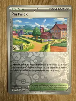 Pokemon TCG Journey Together - Postwick Reverse Holo 154/159 NM - Image 1