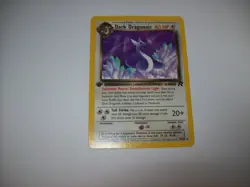 Dark Dragonair 33/82 Team Rocket Pokemon Vintage 1st Edition LP Free Shipping - Image 3
