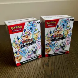 [2 PACK] Pokemon TCG Scarlet & Violet Prismatic Evolutions Booster Bundles - Image 1