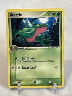 1x - Grovyle - 28/106 - Uncommon MP English Pokemon EX Emerald - Image 1