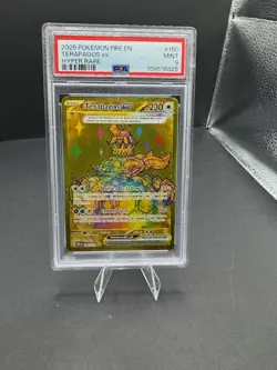 Terapagos ex Gold Hyper Rare 180/131 S&V Prismatic Evolutions Pokemon PSA 9 MINT - Image 1