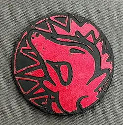 Pokemon TCG Flip Coin - Red Cyndaquil - Image 1