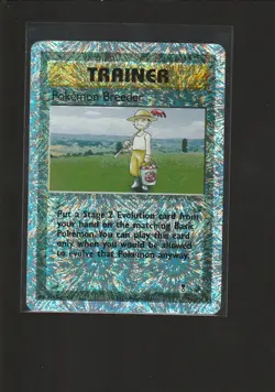 Pokemon Breeder 102/110 Legendary Collection Reverse Holo Rare TCG Trainer MP - Image 1