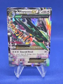 Pokemon XY Roaring Skies M Mega Rayquaza ex 76/108 Ultra Rare LP - Image 1