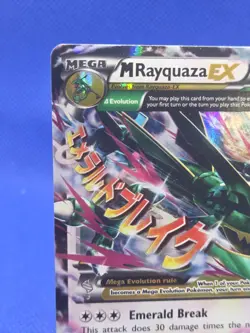 Pokemon XY Roaring Skies M Mega Rayquaza ex 76/108 Ultra Rare LP - Image 3