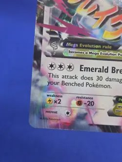 Pokemon XY Roaring Skies M Mega Rayquaza ex 76/108 Ultra Rare LP - Image 5