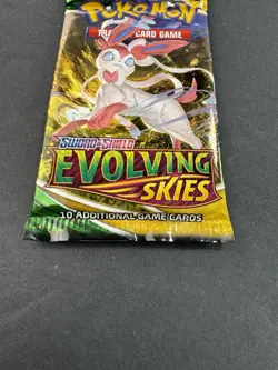 2021 Pokemon Evolving Skies Booster Pack Factory Sealed Sylveon Art NEW - Image 3