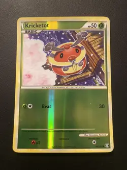 POKEMON TCG KRICKETOT 65/102 HGSS TRIUMPHANT REVERSE FOIL COMMON!! - Image 1