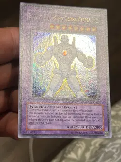 2x Yugioh Elemental Hero Terra Firma - PP02-EN009 Secret Rare Vintage VLP - Image 3