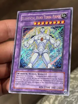 2x Yugioh Elemental Hero Terra Firma - PP02-EN009 Secret Rare Vintage VLP - Image 4