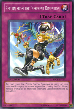Return from the Different Dimension (SDLS-EN034) - Common First ed. Yu-Gi-Oh! - Image 1