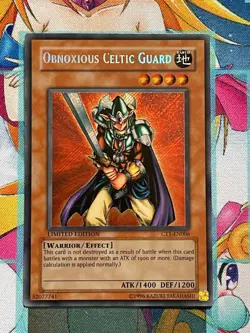Obnoxious Celtic Guard - CT1-EN006 - Secret Rare - Limited Edition LP - Image 1
