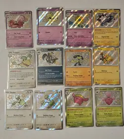 Pokemon TCG: S&V Paldean Fates Shiny Holo Bundle - 12 Card Lot NM/M Condition - Image 1
