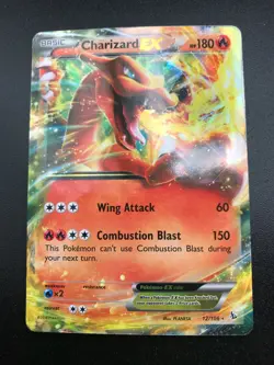 Charizard EX ULTRA RARE 12/106 XY Flashfire Pokemon card TCG NM HOLO 2014 - Image 1