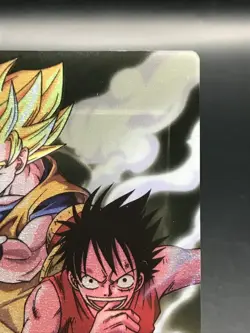Goku Luffy DRAGON BALL ONE PIECE 40th weekly JUMP Card MORINAGA No.010 - Image 5