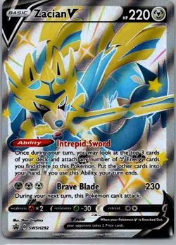 Zacian V (Shiny) - Promo SWSH: Sword & Shield Promo Cards SWSH292 NM - Image 1