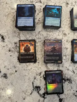 Magic MtG 700+ Card Mixed Lot C, UC, R, L, foils (FIN, LTR, NEO, SNC) - Image 2