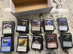 Magic The Gathering Lot Of Over 700 Trading Cards Theros VOW SOI EMN Un/Common - Image 1