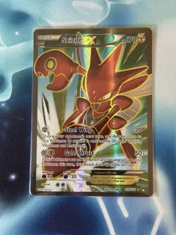 Scizor EX 119/122 Breakpoint Full Art Ultra Rare Pokemon Card NM - Image 1