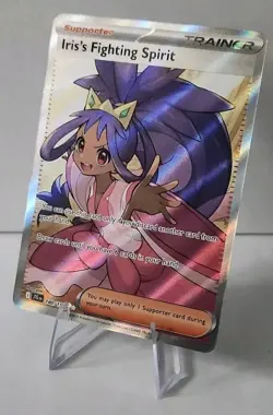 Pokemon TCG Iris's Fighting Spirit Journey Together Full Art Card 180/159 NM - Image 1
