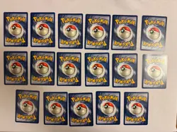 1999 Pokemon - All 1st Edition Non-Holo #46-#62 - Fossil Set 17 Card Lot - WOTC - Image 2