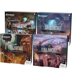 Magic The Gathering - MTG - Final Fantasy Holiday Scene Box - Set of 4 - Image 1