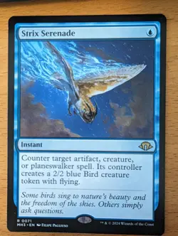 Strix Serenade - Modern Horizons 3 (MH3) - PACK FRESH NM - SHIPS FAST! Rare MTG - Image 1