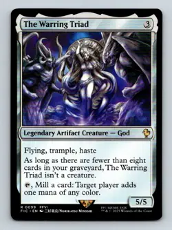 #99 The Warring Triad 2025 Final Fantasy Commander ^ Rare - Image 1