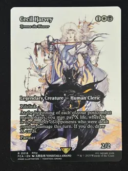 1x MTG Cecil Harvey - Tymna the Weaver (Showcase) - FINAL FANTASY (FCA) #18 - Image 1