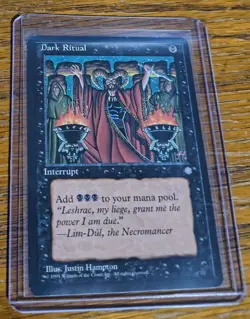 MTG Dark Ritual Ice Age MP X1 Magic The Gathering - Image 1
