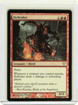 Hellrider FOIL Dark Ascension MTG (LP) - Image 1