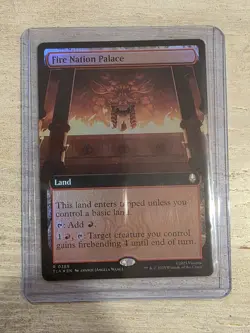 Avatar Fire Nation Palace Extended Art FOIL R 389 Magic the Gathering - Image 1