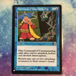 Command of Unsummoning (REGULAR) x1 - MTG The List PLST #POR-48 - Image 1