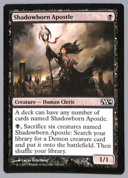 4X Shadowborn Apostle - 144 - Core Set 2014 (M14) MTG LP - Image 1