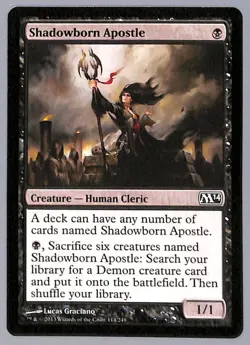 4X Shadowborn Apostle - 144 - Core Set 2014 (M14) MTG LP - Image 3