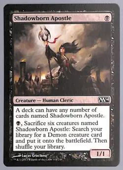 4X Shadowborn Apostle - 144 - Core Set 2014 (M14) MTG LP - Image 5