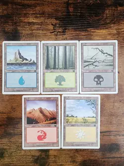 MTG ⭐6th Sixth Edition Basic Land Set VLP⭐ 5x Lands: 1 of each land ⭐1999 Magic - Image 1